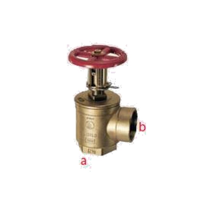 Pressure-reducing angle valve